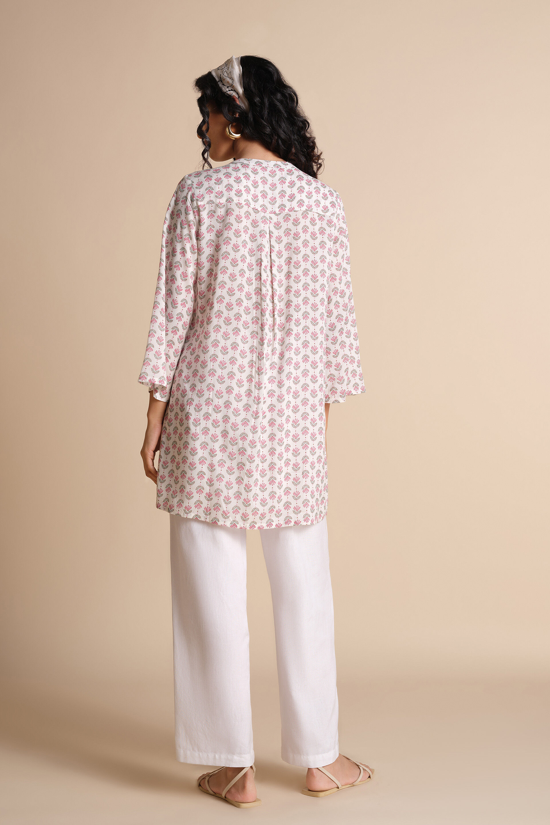 Humraah Tunic, Off White, image 5